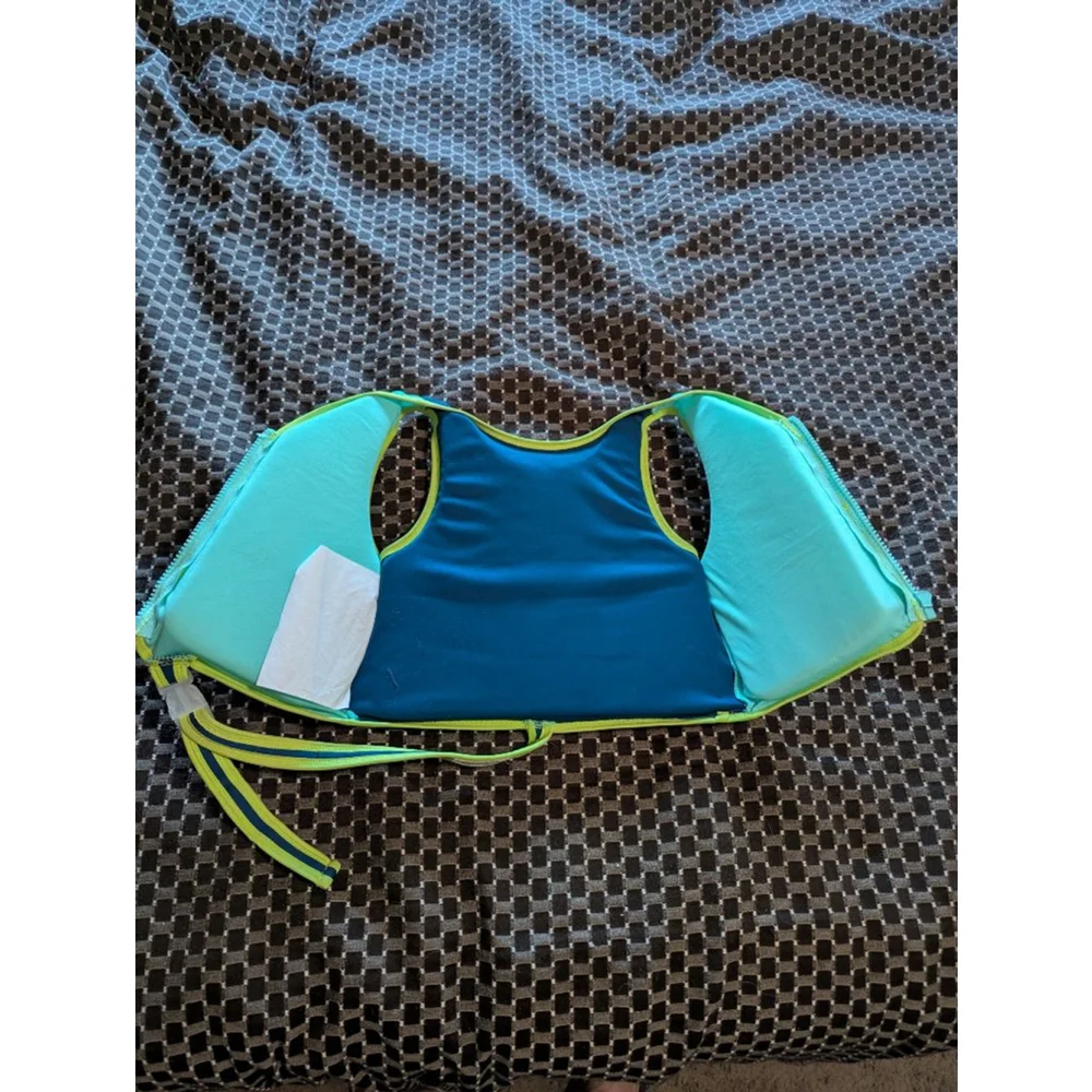 Boys SwimSchool Swim Vest 4T Blue Green Only Worn A Few Times